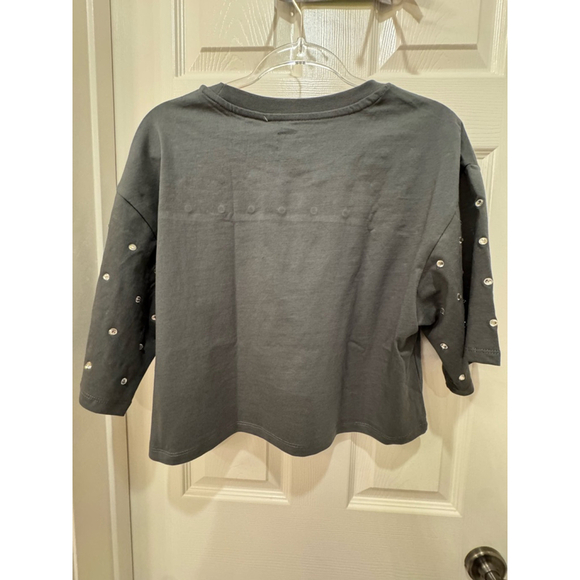 NWT Women's Gameday Couture T-shirt Size M Gray - Picture 7 of 7
